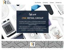 Tablet Screenshot of oneretailgroup.com